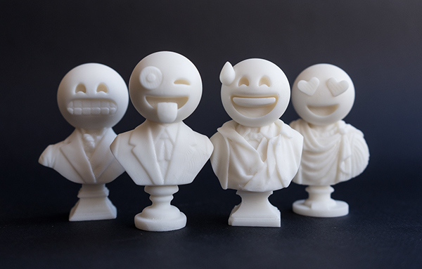 Sculptmojis / 3D printed