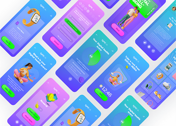 DIGITAL WELL-BEING | MOBILE APP CONCEPT