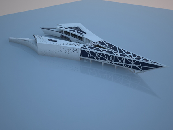 alexandria abuqir maritime museum ship architecture design Landscape visualization 3dsmax modeling
