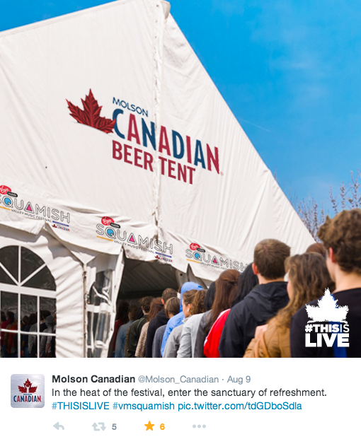 molson rickards shandy beer camping summer Canada iamcanadian