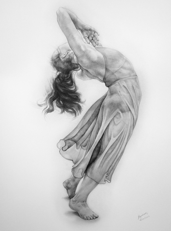 Drawing Dance : Dance Drawing No.3 By Karolina Szymkiewicz | Leadrisers