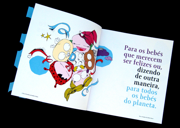 kids children AJUDA de berço Jornal Público charater design color black & white hand draw baby book colection story Oglvy