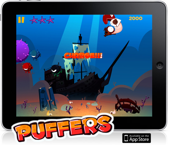 Puffers fish ios iphone iPad game app