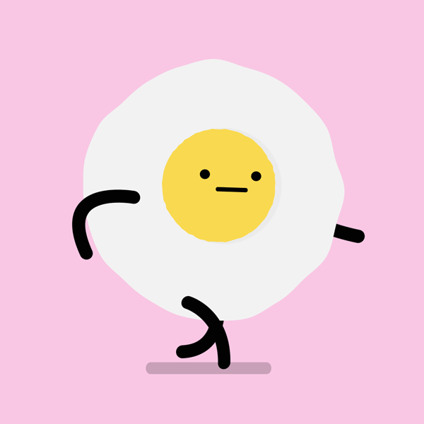 Egg walk on Behance