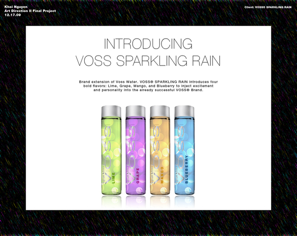 Ambient campaign digital interactive Web Voss water