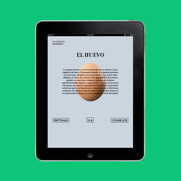 digital  Magazine   ipad Food 