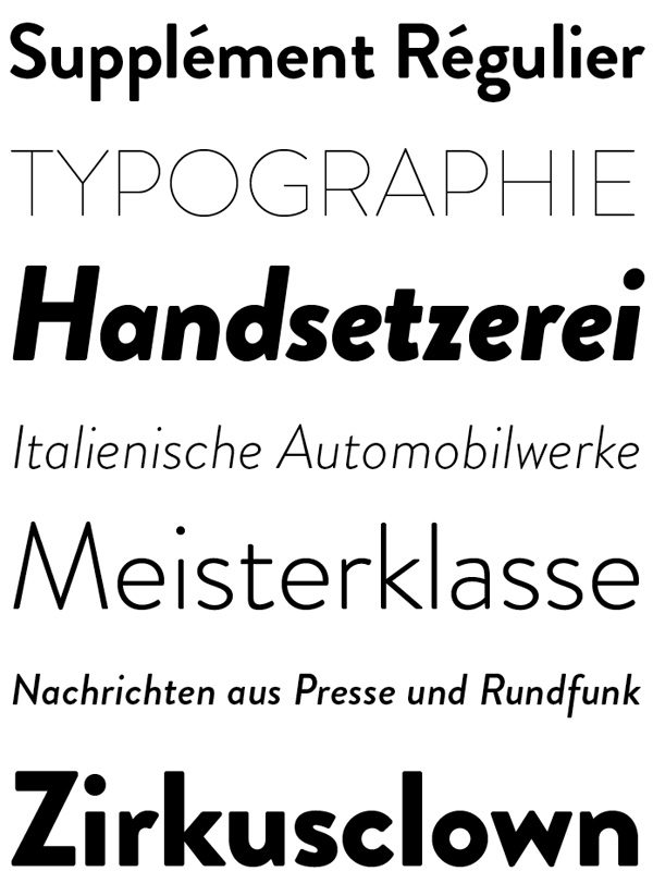 HVD sans-serif geometric 1920s legible technical swiss bauhaus modern german Hannes von Döhren HVD Fonts brandon brandon grotesque