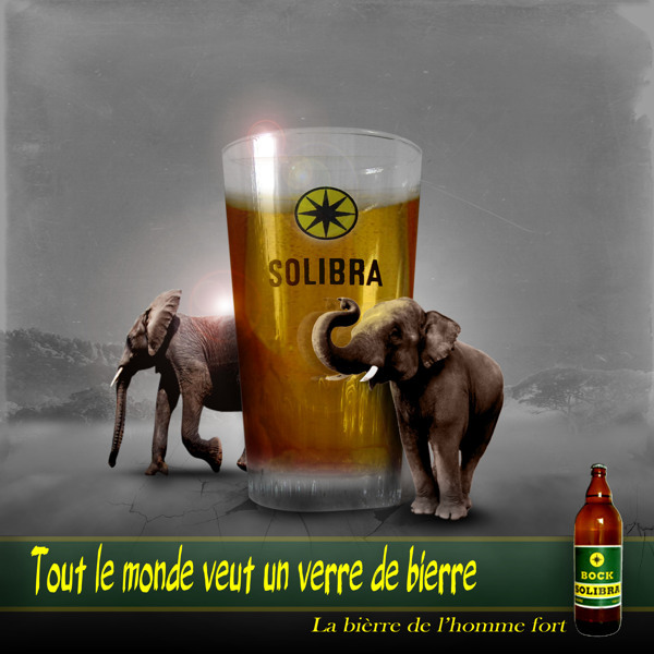 Solibra bock castel beer Cote d'Ivoire bière CASTEL BEER 