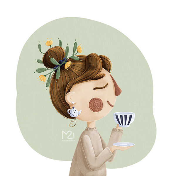 Tea Time | Children's book illustration