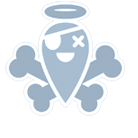 ghost  angel bubble tea cennet blue store shop Interior Character design brand wing cloud
