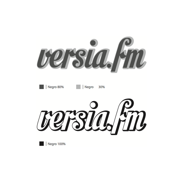 versia versiafm Radio covers cover versiones brand marca imagen logo Logotipo