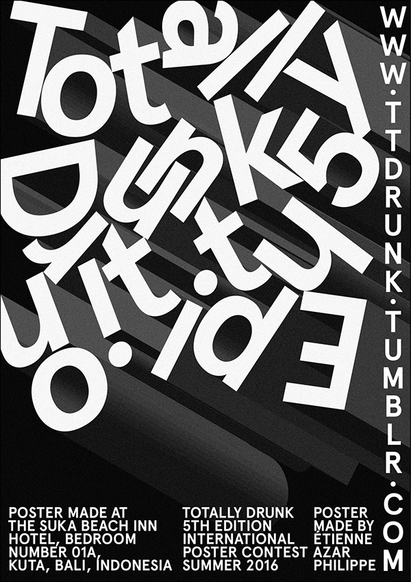 TOTALLY DRUNK 5th EDITION on Behance