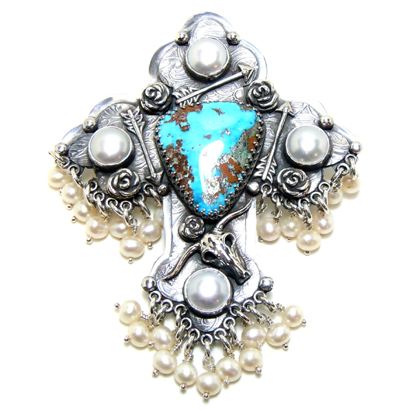 sterling silver jewelry Crosses southwest southwestern demian alex vazquez d&a