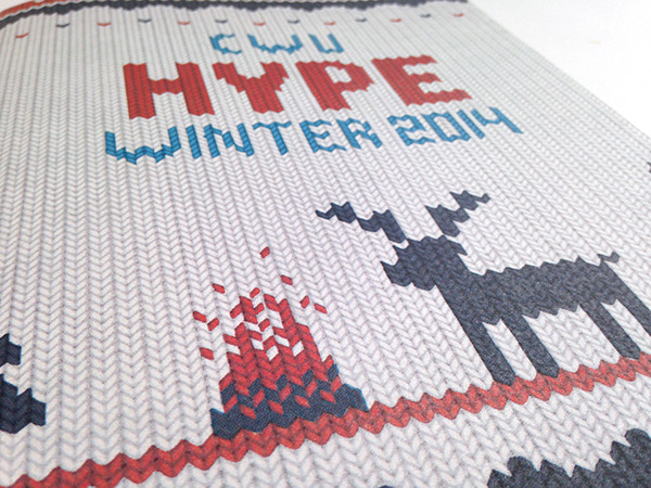 hype book cwu winter reindeer Mary Lambert magazine Christmas sweater warm pattern icons knitted knit seattle