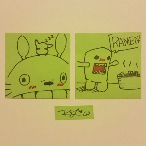 Cool Sticky Note Drawings - Laptopg