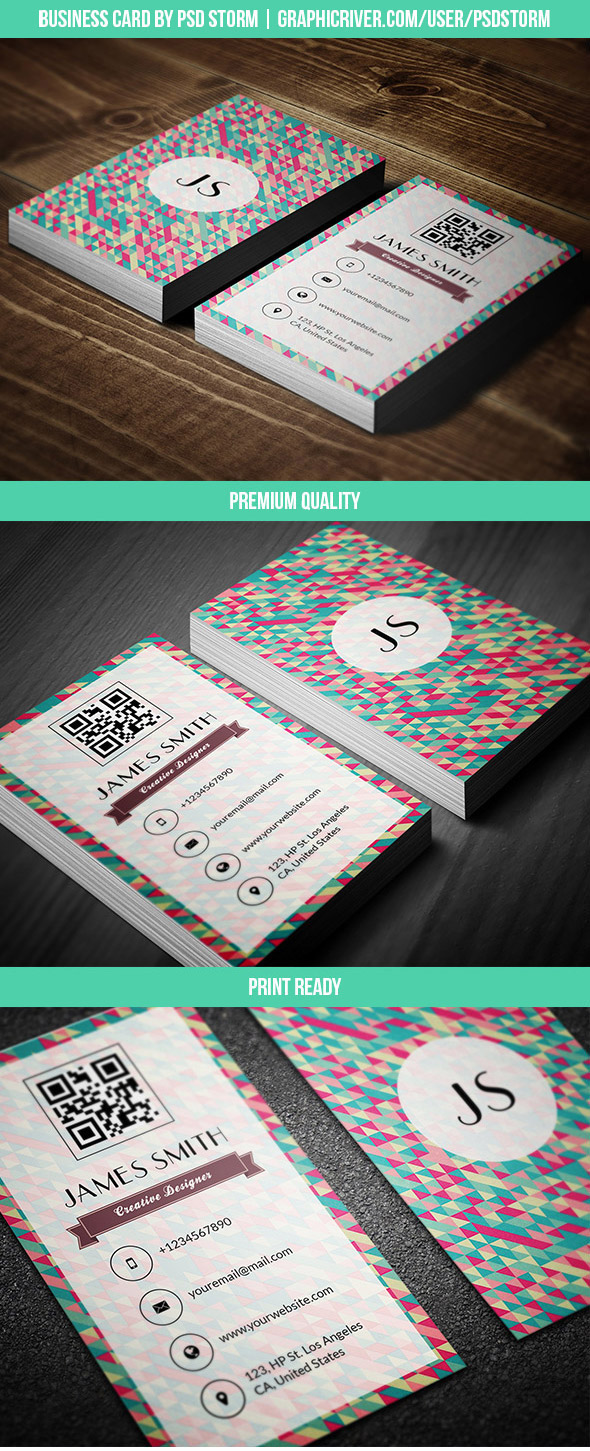 retro business card. business card creative vintage Retro Clean Design print ready CMYK cool modern stylish colorful multicolor