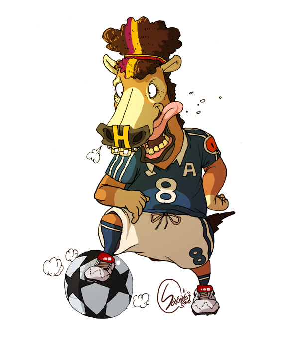 animal soccer football sakiroo Character