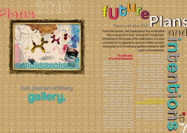 Superspace gallery visual identity Corporate Identity brand logo gallery not just an ordinary gallery wall calendar Newspaper Ad leaflet telop memorandum envelopes folder Business Cards Packaging paper paper bag billboard Bookmarkers Small Calendars Small Poster invitation cards notebook papers annual report poster typo megatrend