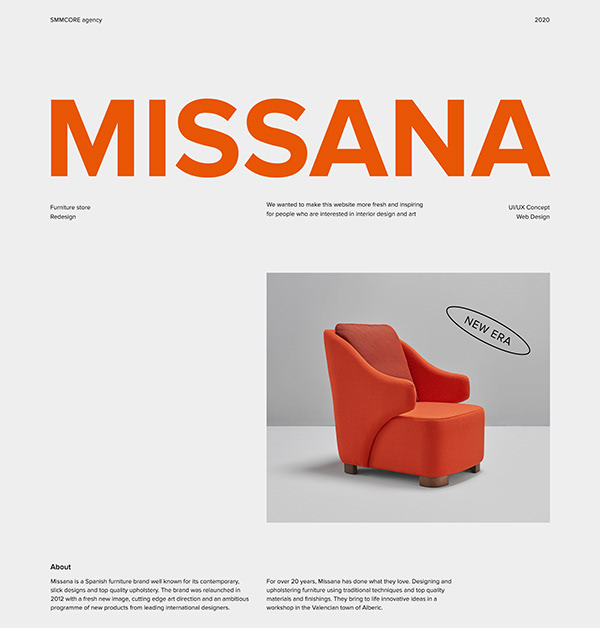 Missana — modern furniture store