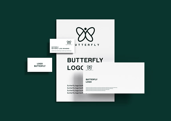 Modern | Luxury | Butterfly Logo | Branding
