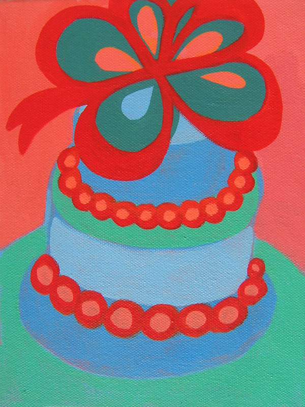 cakes  party blue pink pearls wedding cake birthday cake bold festive