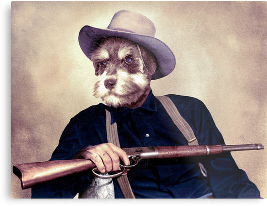 John Wayne western composing photoshop animal attitude Character Anthropomorphism portrait