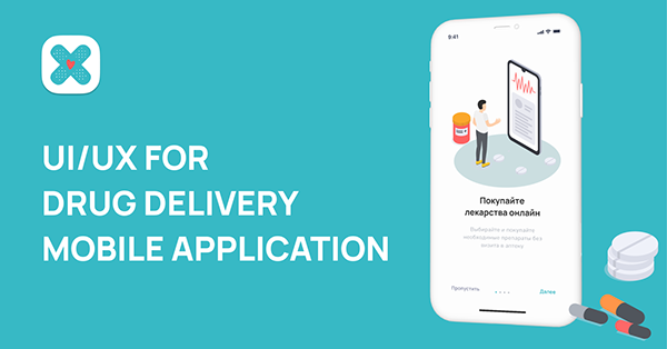 UI/UX for Drug delivery mobile app