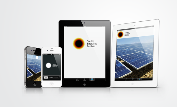 saules energijos centras solar energy central brand logo