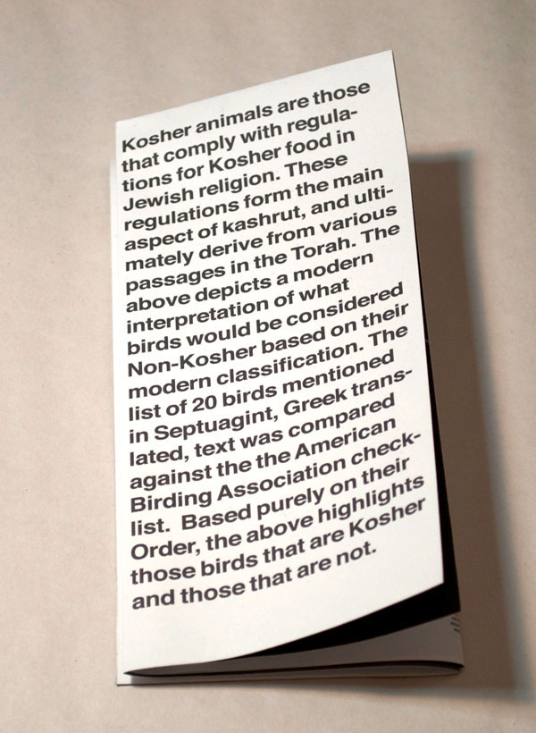 typographic pamphlet poster