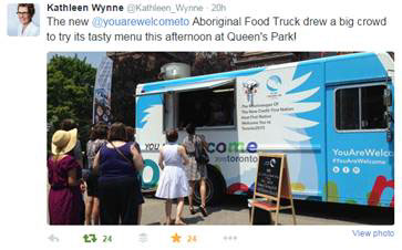 campaign Food truck digital first nation Toronto pan am Games welcome host nation Ojibway