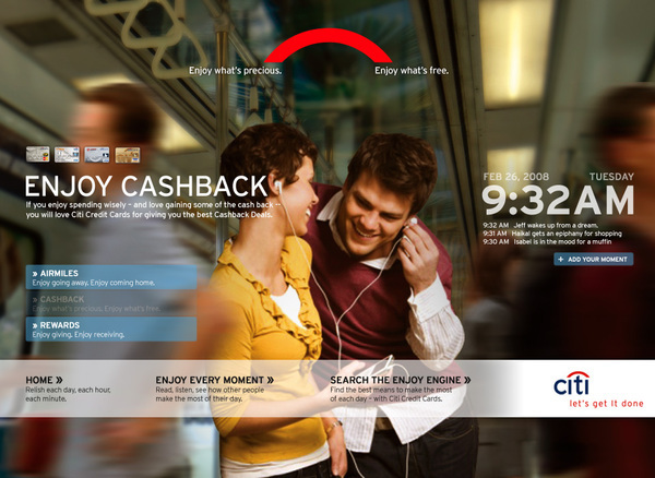 citibank interactive design