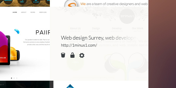 chome  browser UI design windows modern