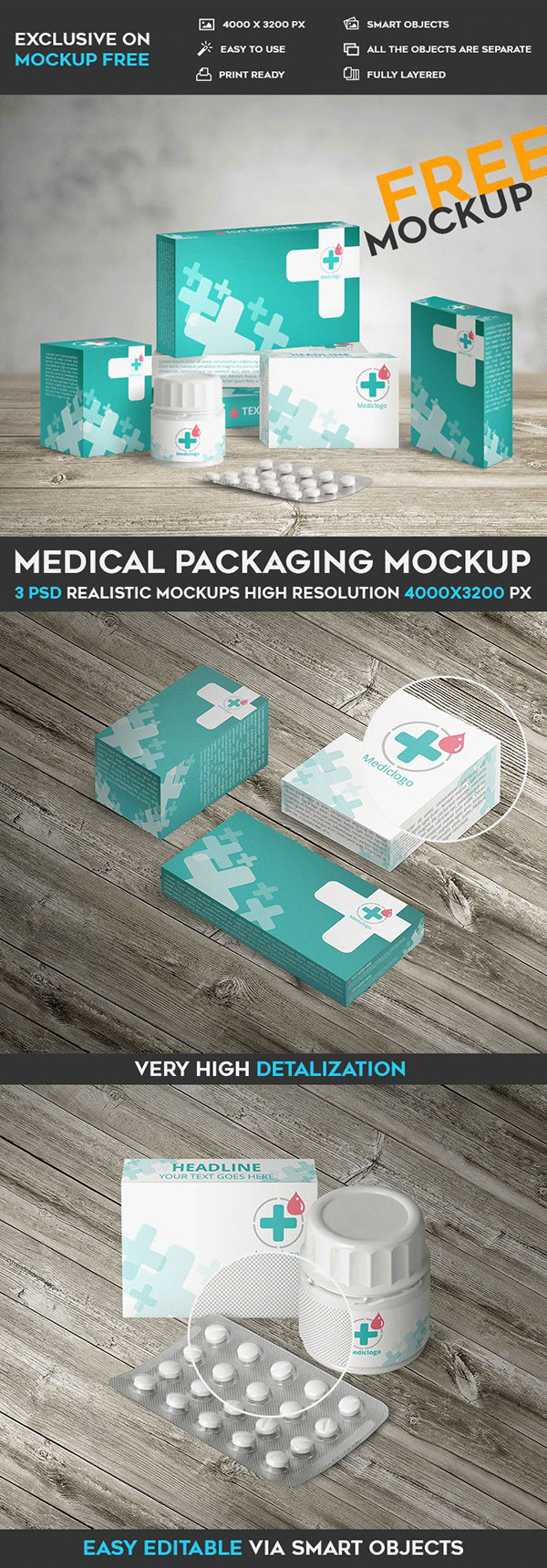 Download Medical Packaging - Free PSD Mockup on Behance