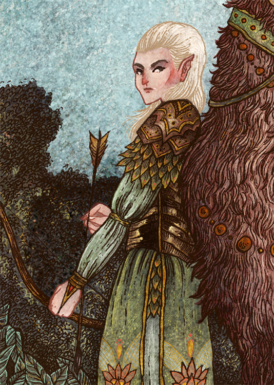 hobbit Tolkien angela rizza fantasy smaug dragon lord rings