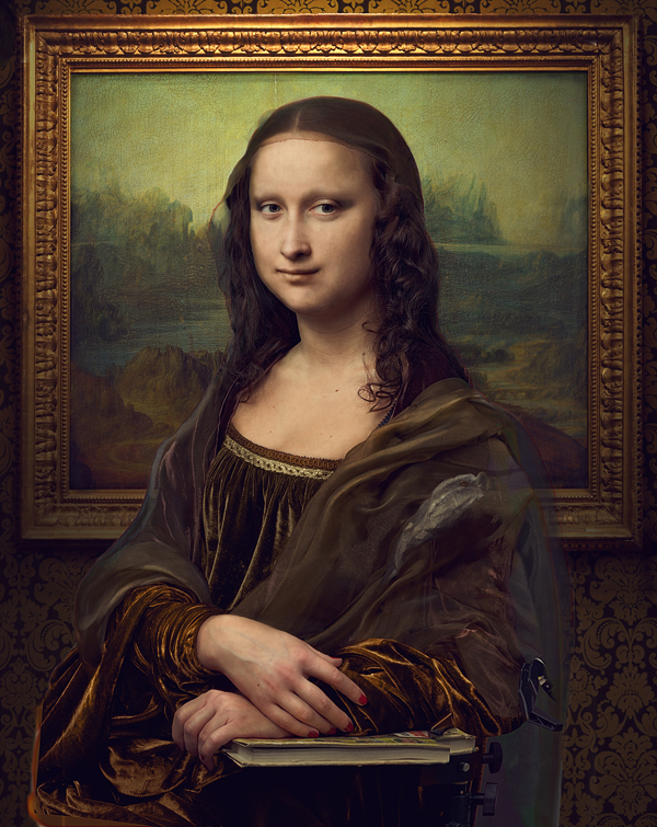 Mona Lisa tadao cern Da Vinci Leonardo Mimic reveal the truth gallery recreation
