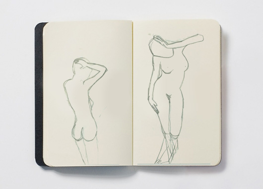 sketchbook illustration nude