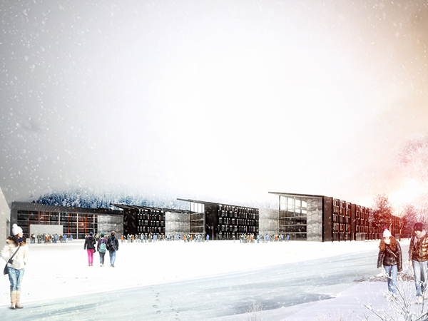  MEB Campus in Igdr architectural competition on Behance