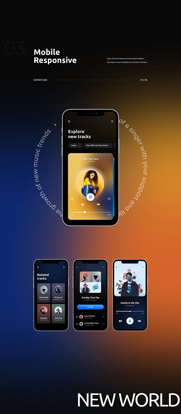 Music Platform - UI/UX Concept