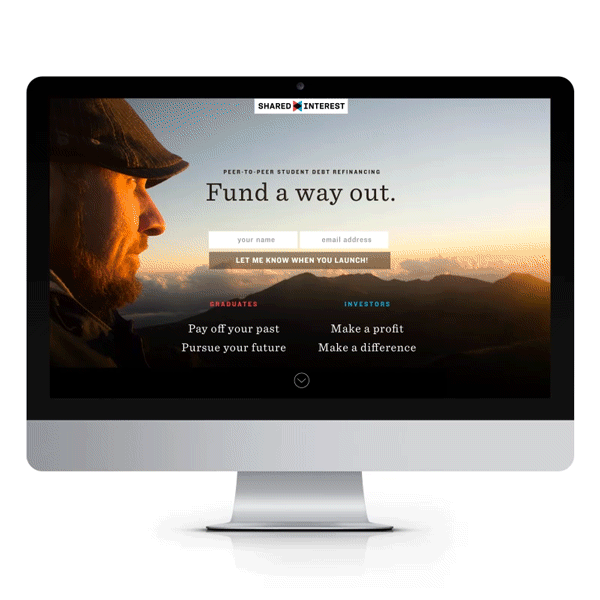 Adobe Portfolio icons Icon p2p finance landing page Launch site Startup thesis