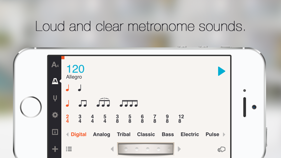 tuner metronome pich pipe key iOS App IOS 7 App iphone app iPad App iOS icon icons UI mobile user interface design