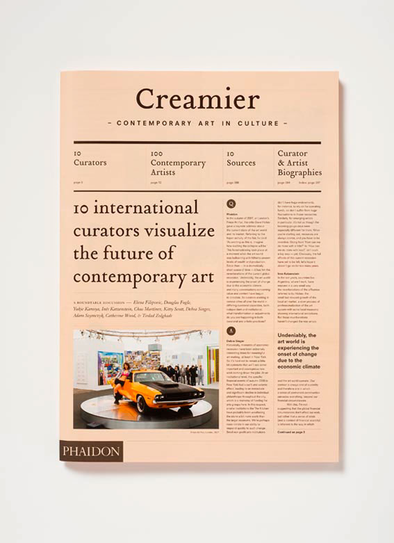 Creamier  Phaidon  Atelier Dyakova  Unbound contemporary art  Bespoke Packaging  large format