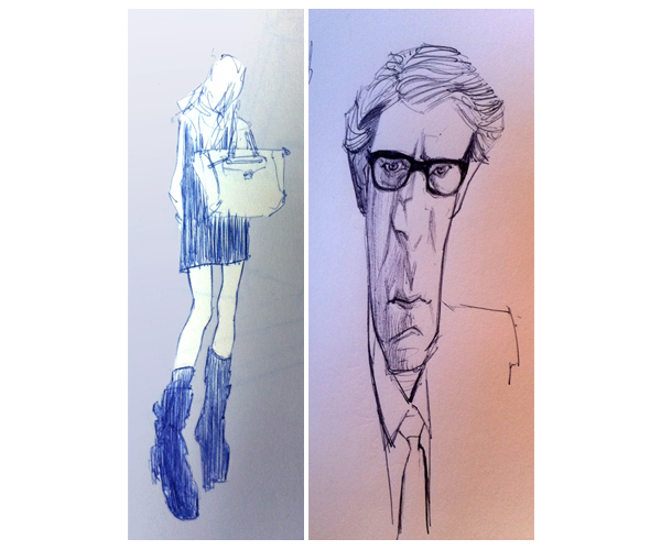 sketches  caricature   drawing