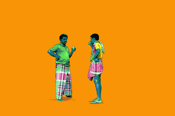 gif Street chennai pseudo Pseudorealism human Photograpgh inspiration Madras people color vibrant art