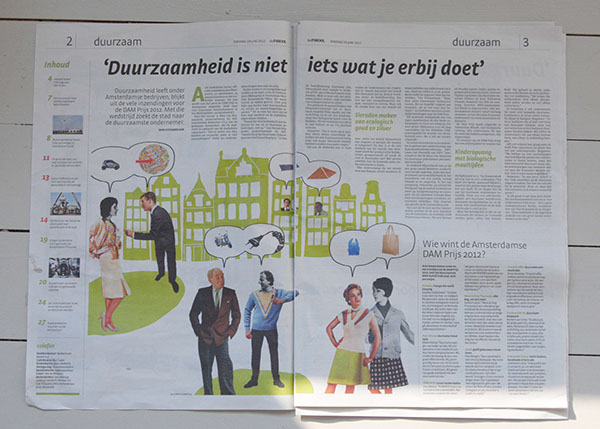 newspaper amsterdam green duurzaam eco