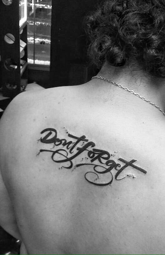lettering rojasleon tatoo tattoo deisng type