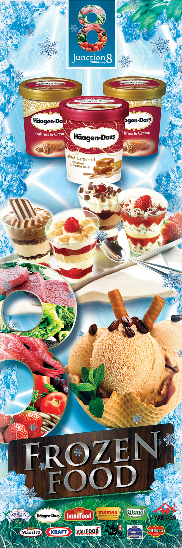 Desain Banner Frozen Food  desain spanduk  keren