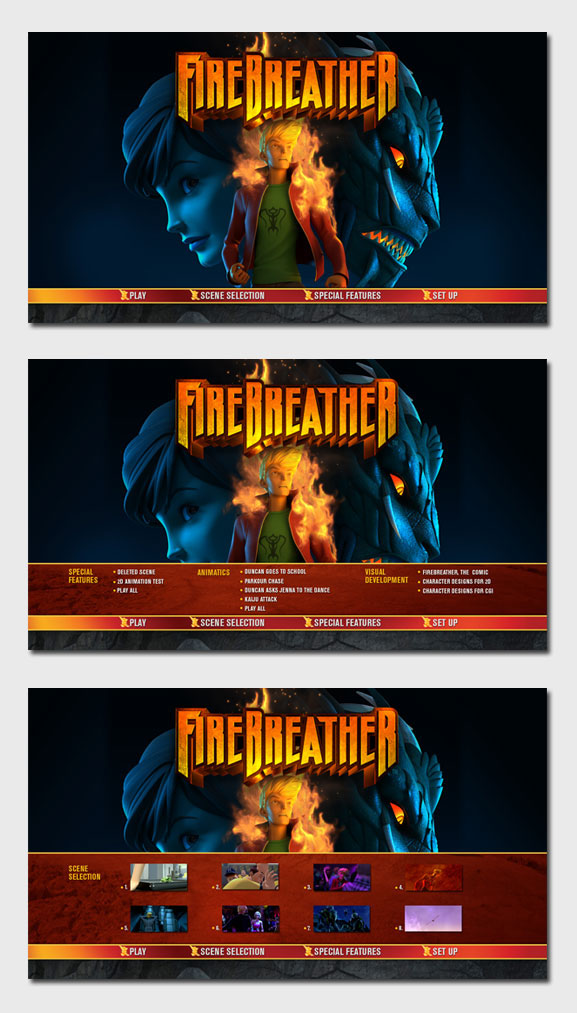 Cartoon Network FireBreather DVD & BluRay Packaging on Behance