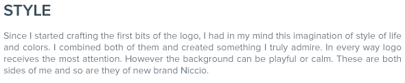 niccio personal branding brand identity logo