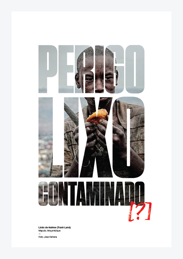 design poster life garbage mozambique hulene land trash print UFG