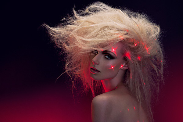 Tron laser beauty blonde
